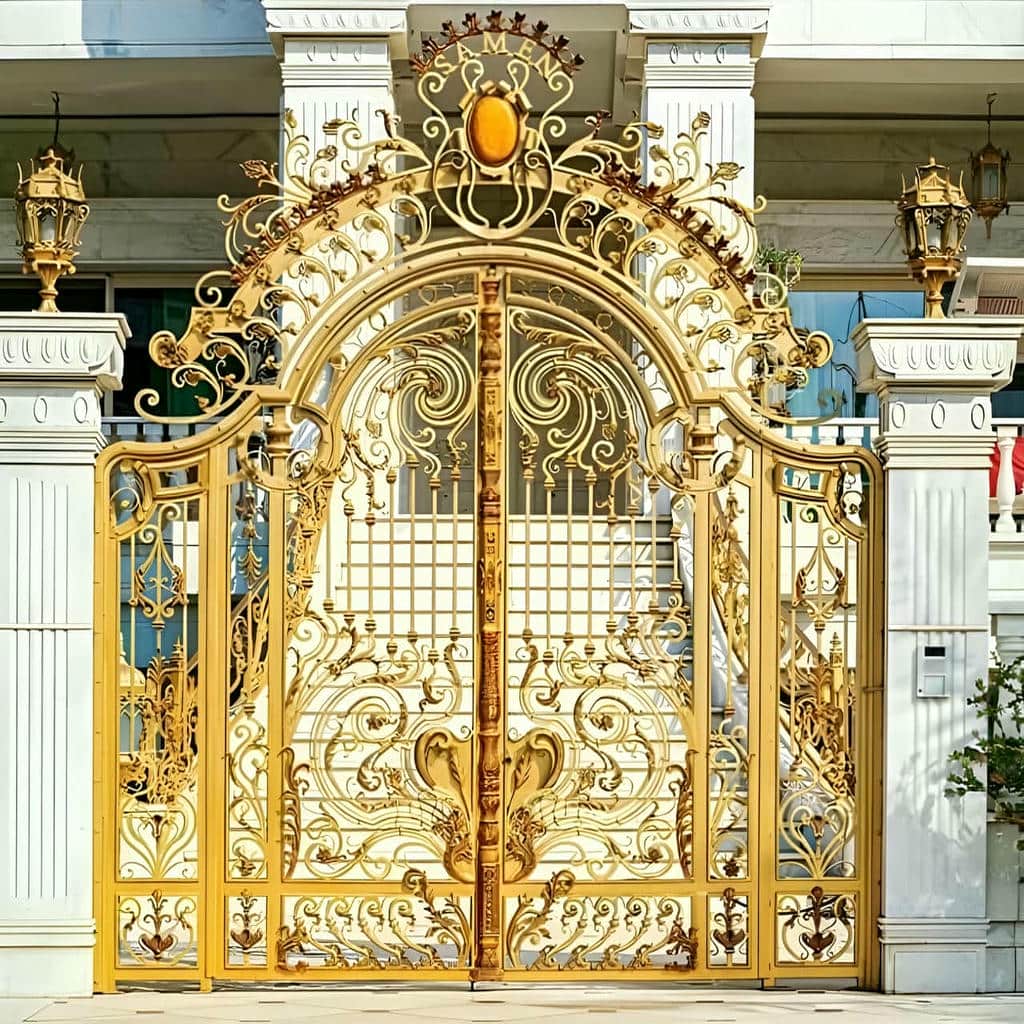 نصب درب حیاط ویلا کلاسیک در عظیمیه کرج