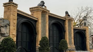 درب حیاط ویلا در اهواز