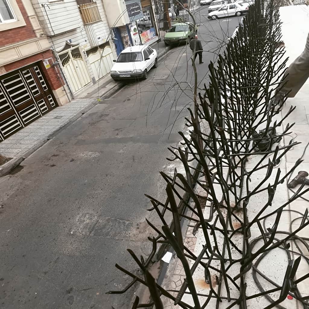 حفاظ فلزی با جوشکاری دقیق روی نقاط