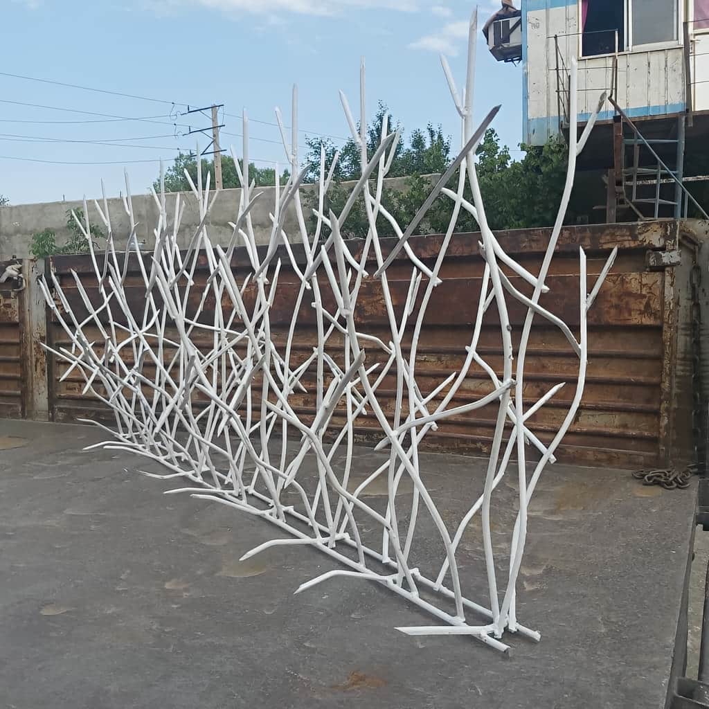 حفاظ فلزی با تراکم شاخه ها در مدل شاخ گوزنی