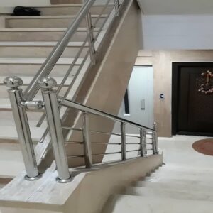 نرده استیل طلایی لوکس