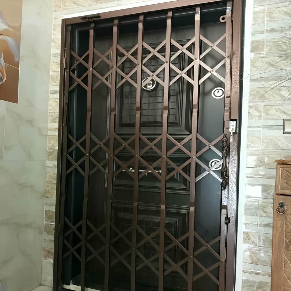 8 طرح حفاظ آکاردئونی آهنی سه لوزی