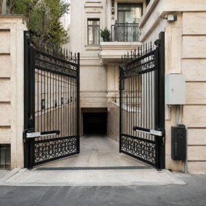 8 نمونه جک درب حیاط دو لنگه سنگین