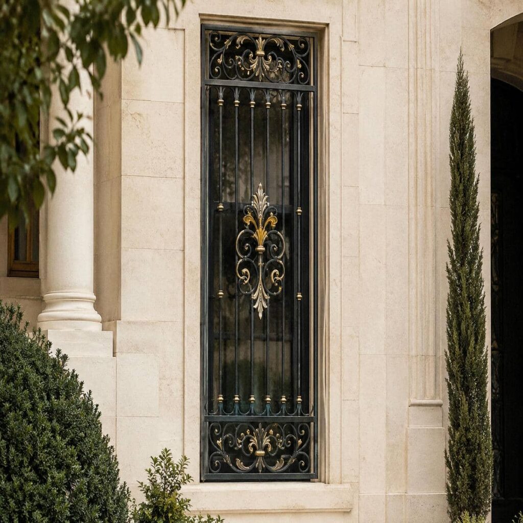 خرید حفاظ پنجره ساده خطی با چیدمان افقی