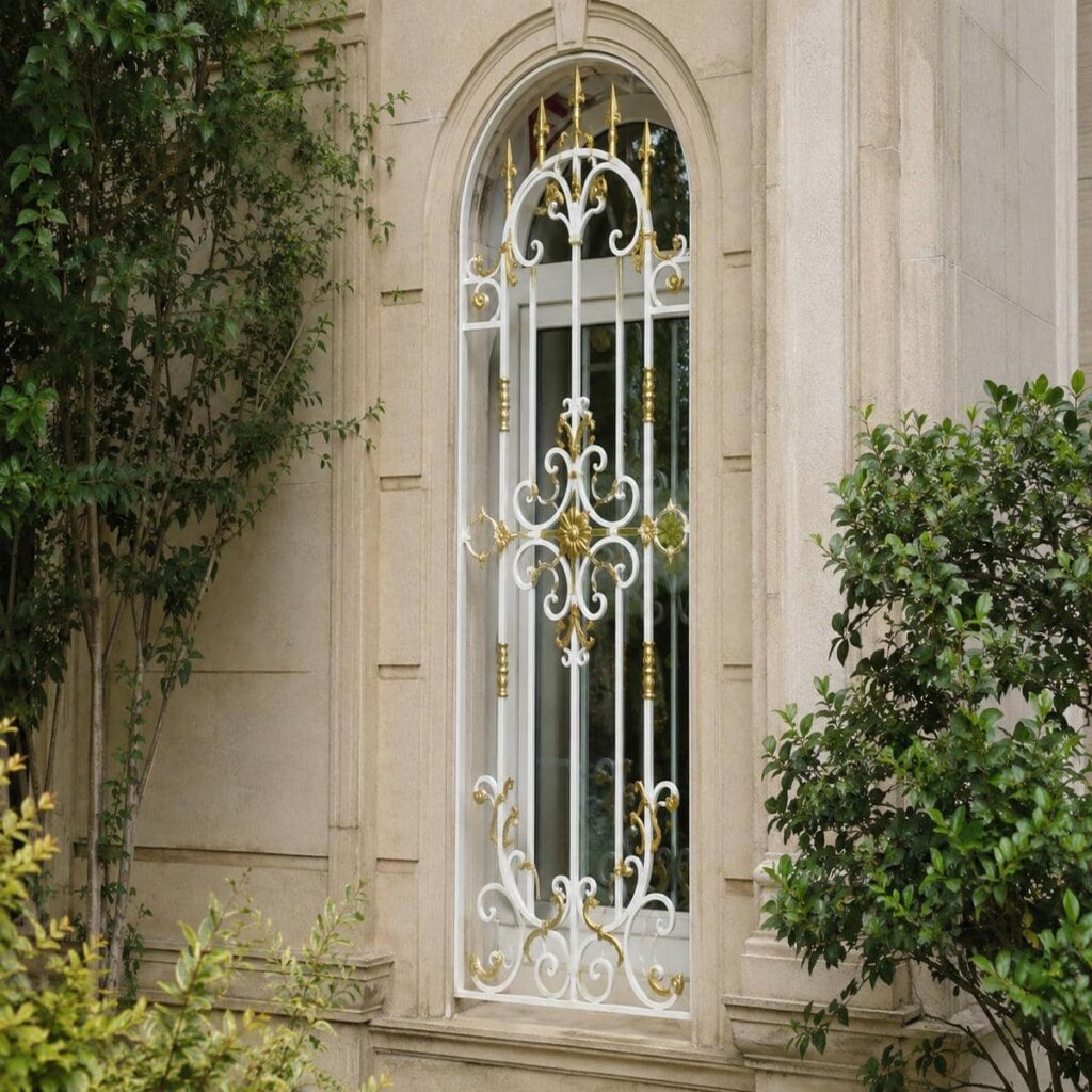 ساخت حفاظ پنجره ثابت پیچ و رولپلاک شبکه‌ای