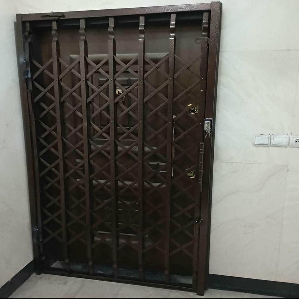 مدل دوبل درب آکاردئونی قفل مخفی کتابی مدل دوبل درب آکاردئونی قفل مخفی کتابی