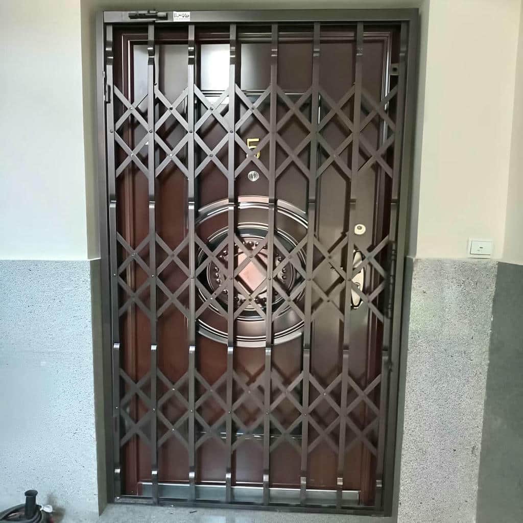7 مدل درب آکاردئونی ضد سرقت آپارتمان