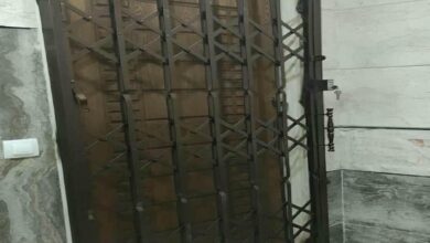 14 طرح درب آکاردئونی شیک قفل دار