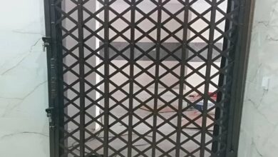6 مدل حفاظ آکاردئونی درب واحد مسکونی