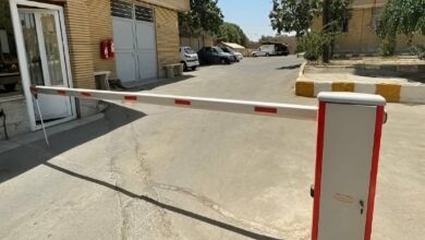9 نمونه راهبند پارکینگ بازویی ورودی مجتمع