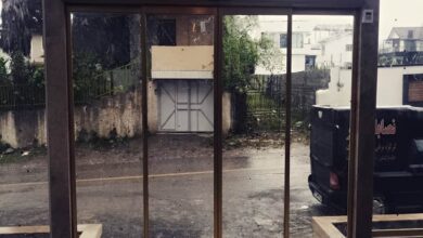 14 مدل درب اتوماتیک شیشه ای بانک کنترل ورود