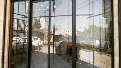 12 نمونه درب اتوماتیک شیشه ای گردان لابی
