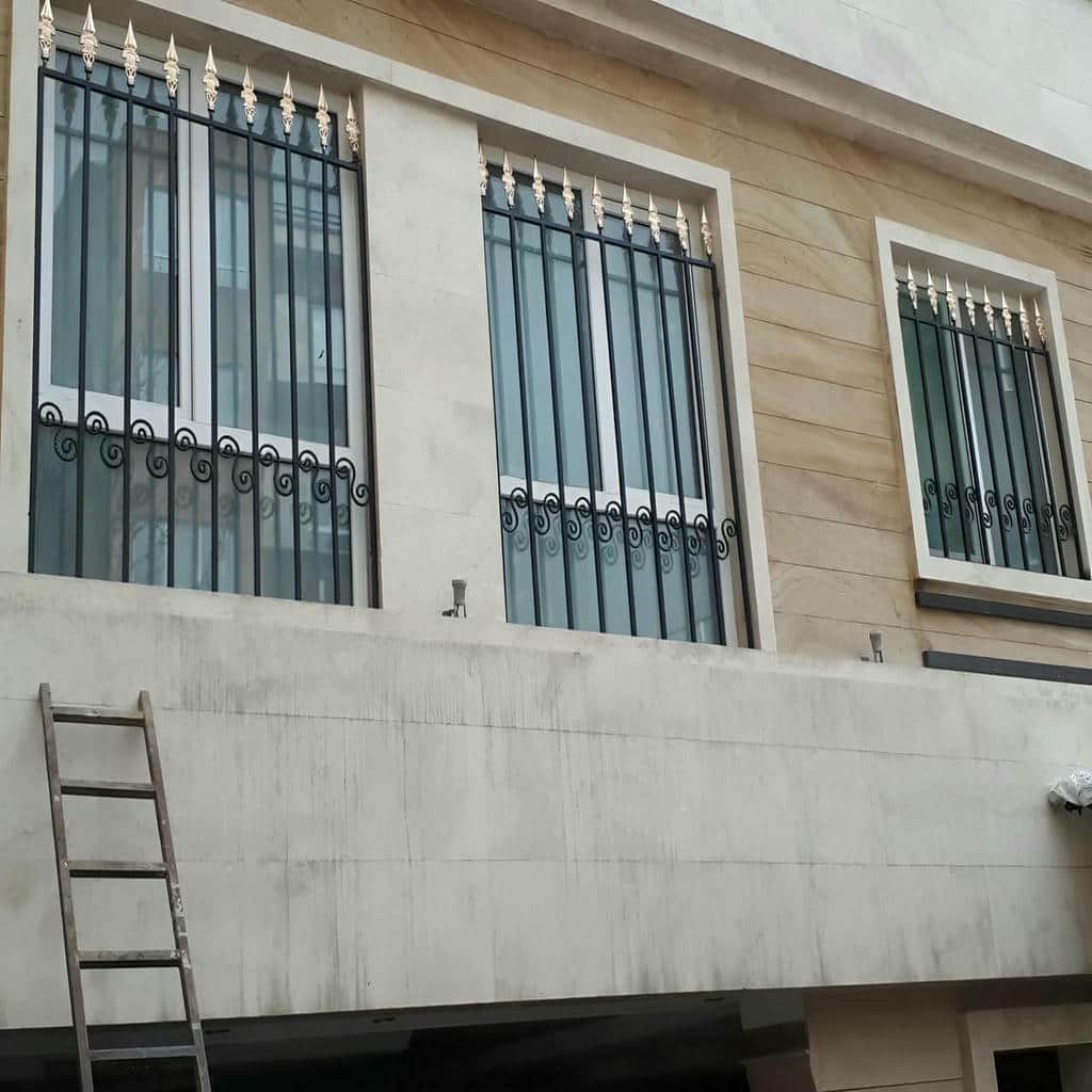 ساخت حفاظ پنجره دوجداره ضد سرقت قاب دوبل