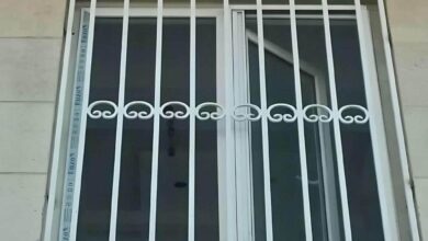 12 مدل حفاظ پنجره جای گلدان دار