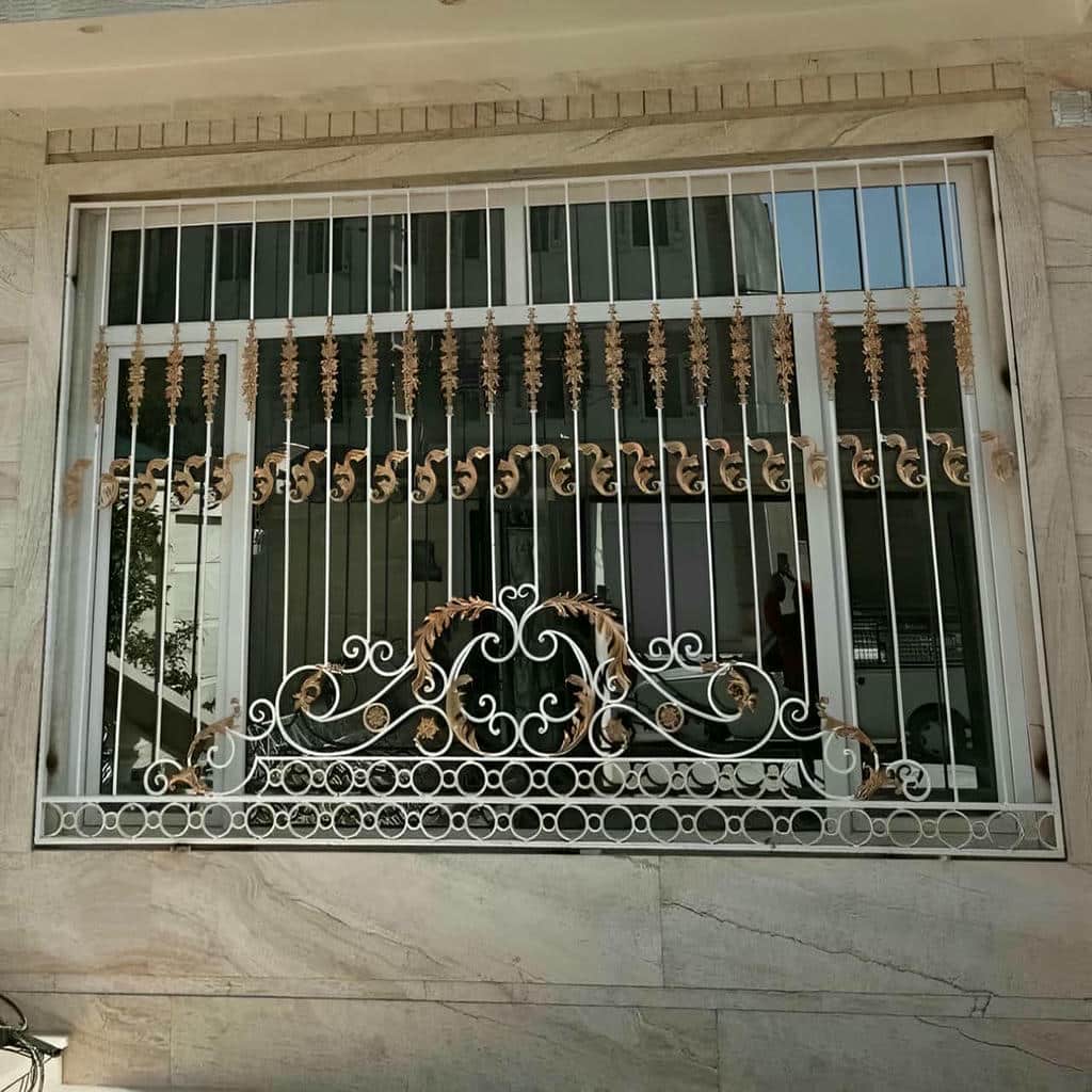 ساخت حفاظ پنجره طبقه اول قاب دوبل ساخت حفاظ پنجره طبقه اول قاب دوبل