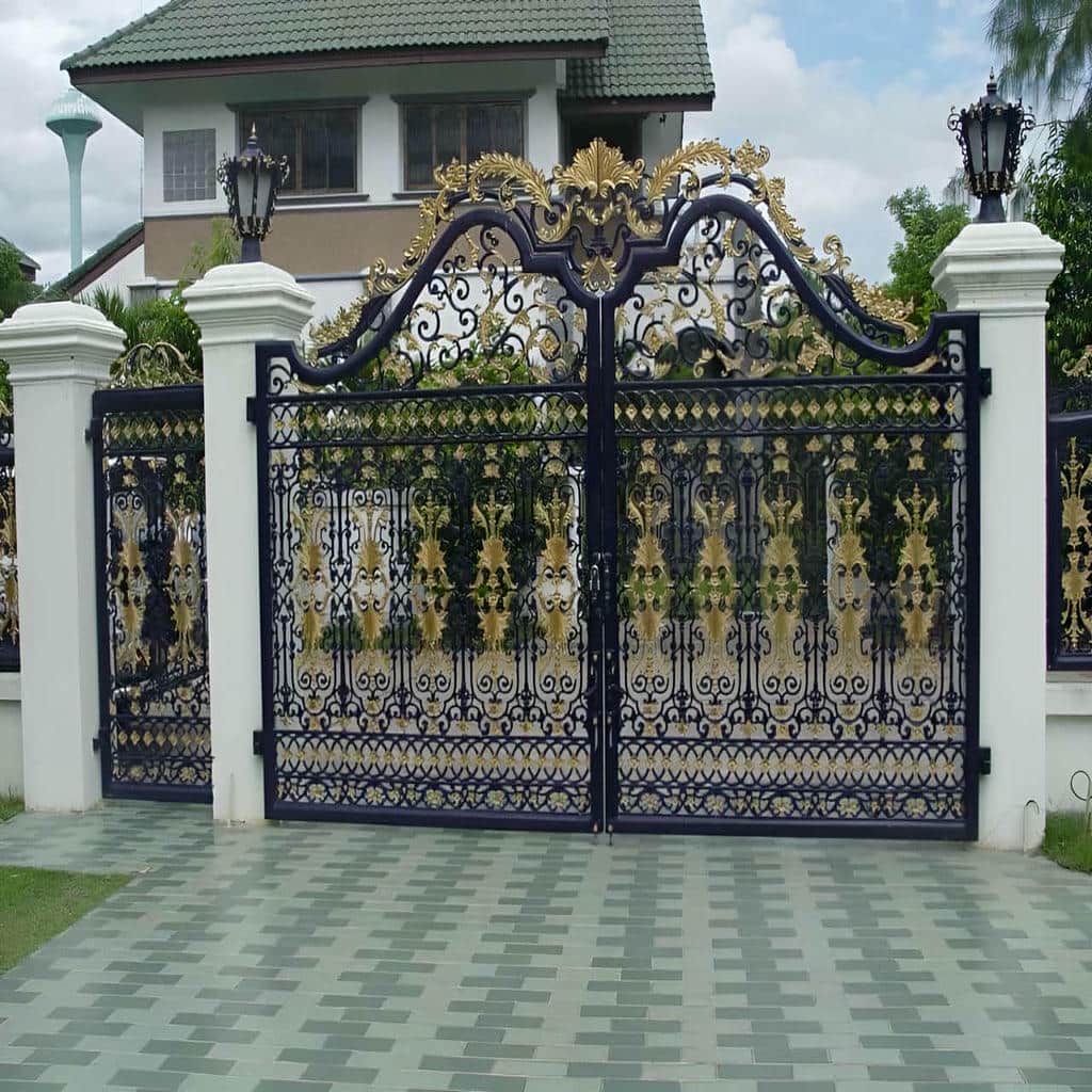 6 مدل درب ویلایی ترموود نما چوب