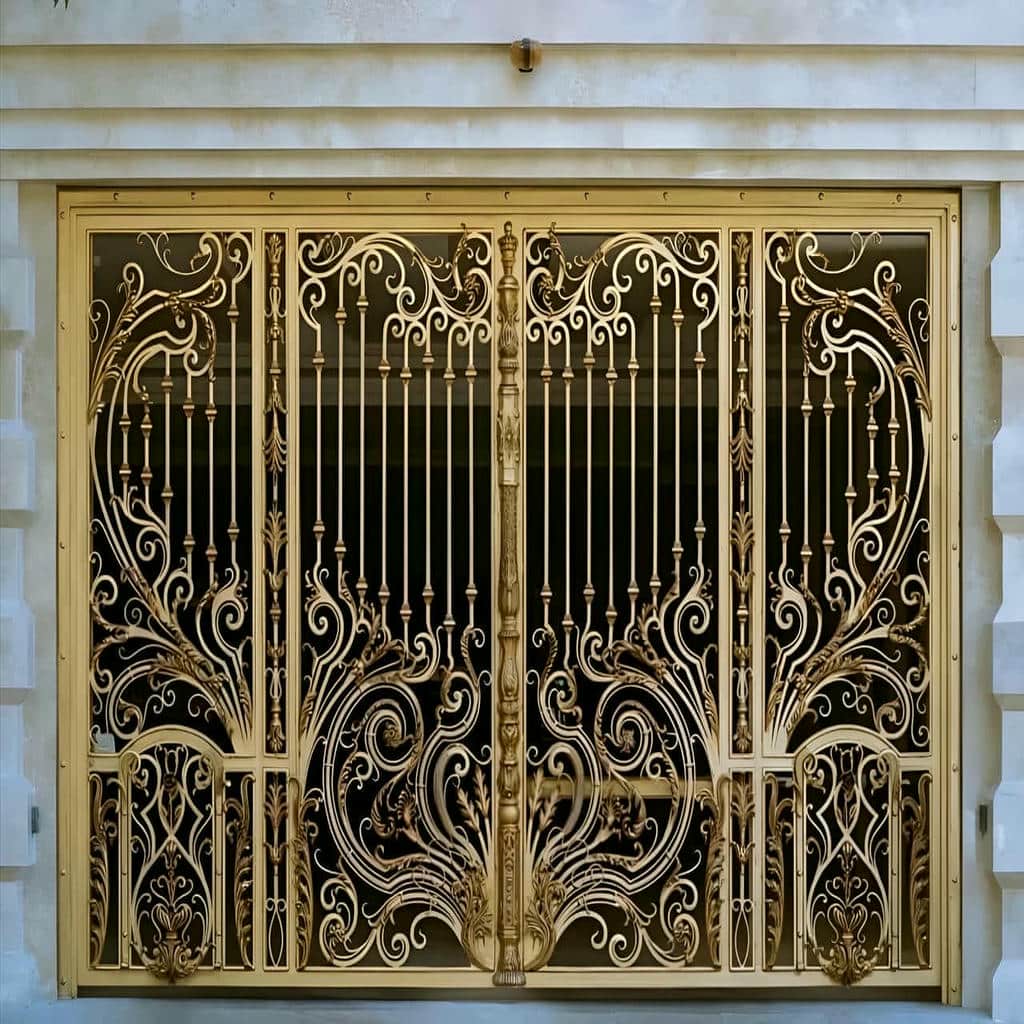 اجرای درب پارکینگ فلزی طرح افقی