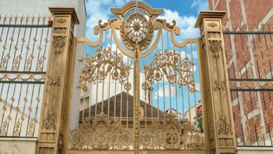 12 مدل درب حیاط پانل دار
