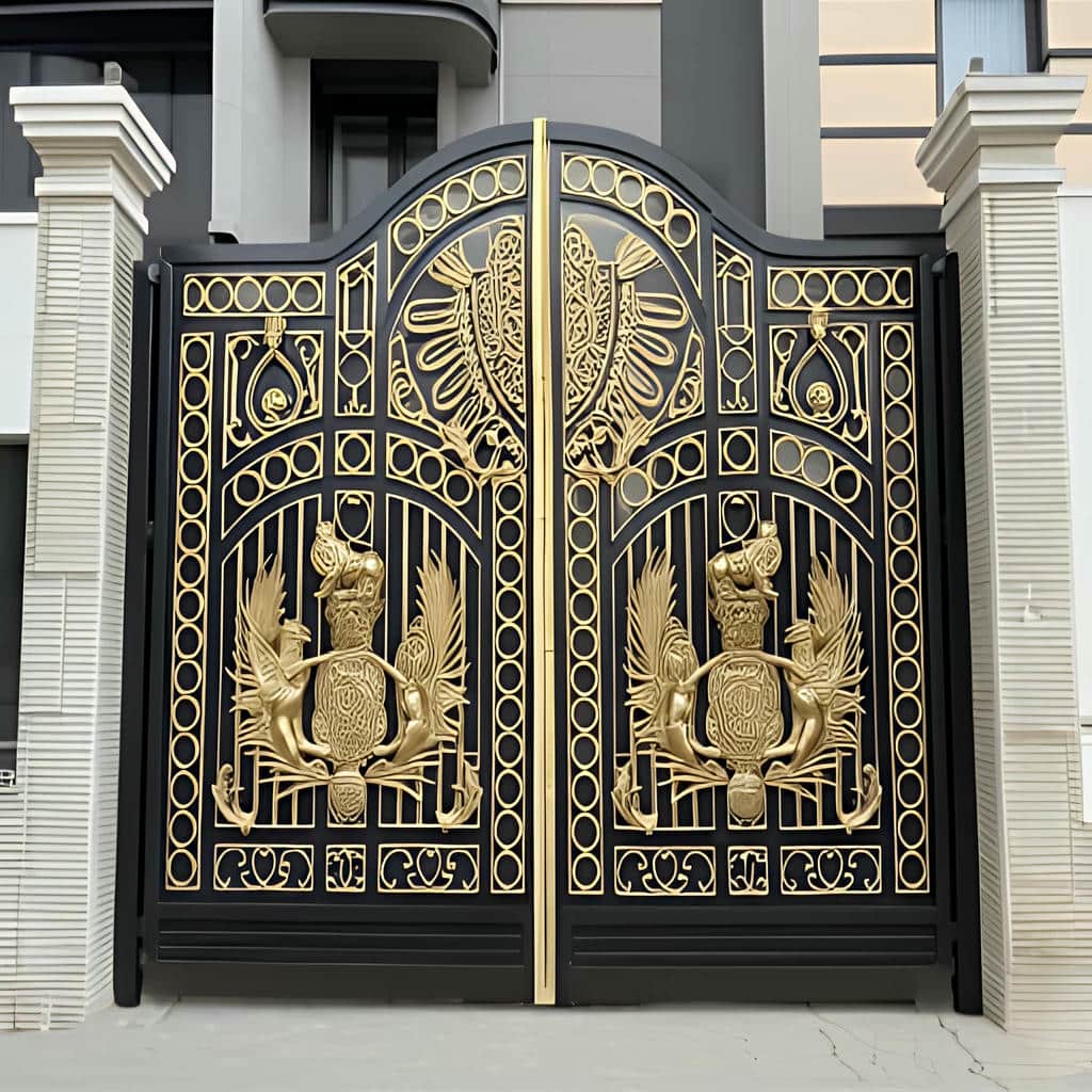 خرید درب ویلایی فرفورژه با حریم مناسب خرید درب ویلایی فرفورژه با حریم مناسب