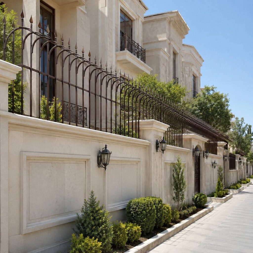 خرید نرده حفاظ دیوار ساده