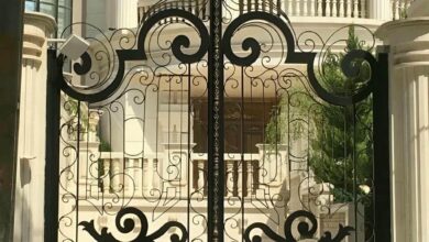12 طرح درب پارکینگ سنگین شاسی دوبل