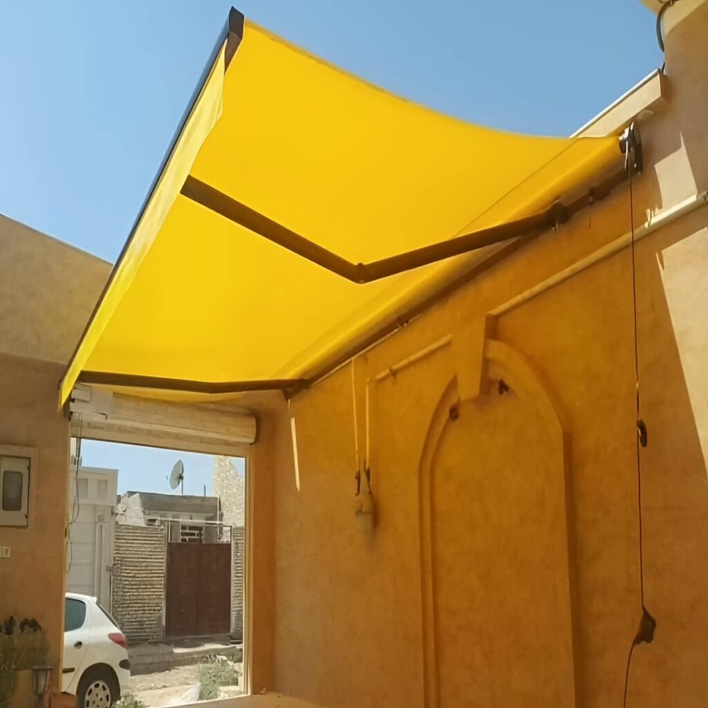 سایبان اتوماتیک بازویی مقاوم در برابر باد
