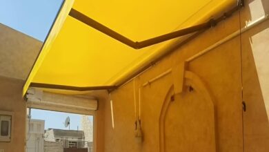 سایبان اتوماتیک بازویی مقاوم در برابر باد