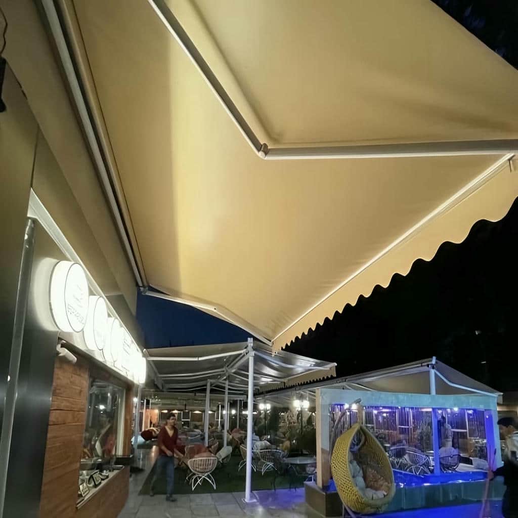 سازه سایبان با ابعاد اختصاصی