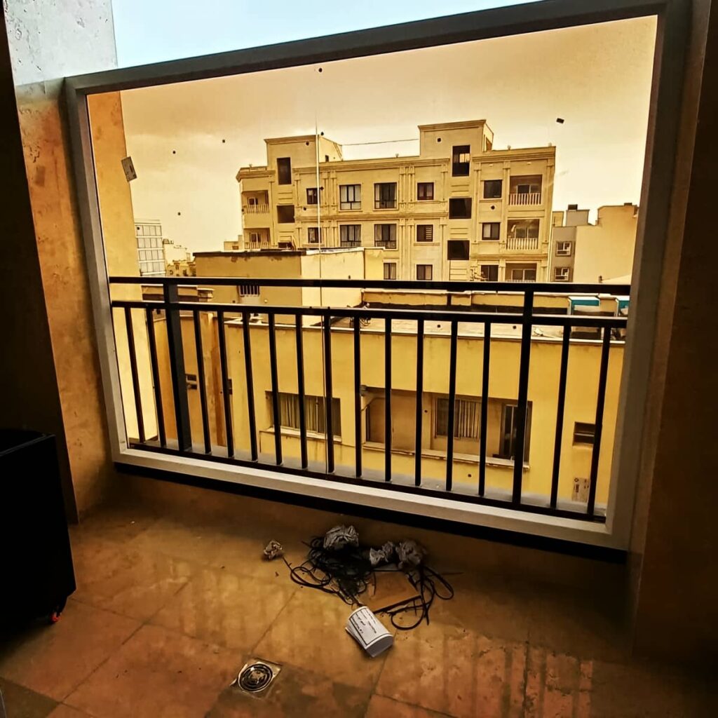 نرده بالکن آپارتمان آماده اجرای تخصصی