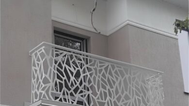 هندریل راه پله فلزی با رنگ سفارشی