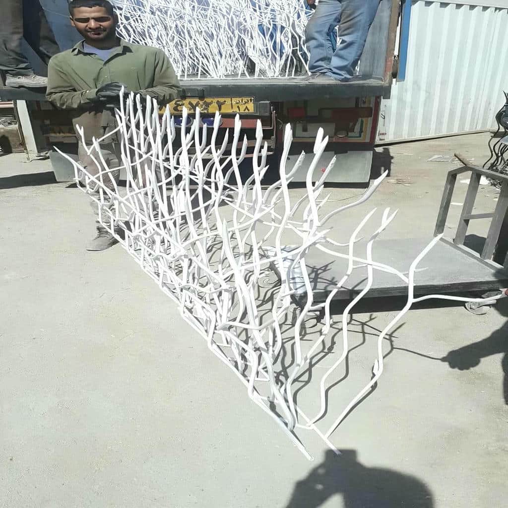 حفاظ شاخ گوزنی طرح اف فلزی