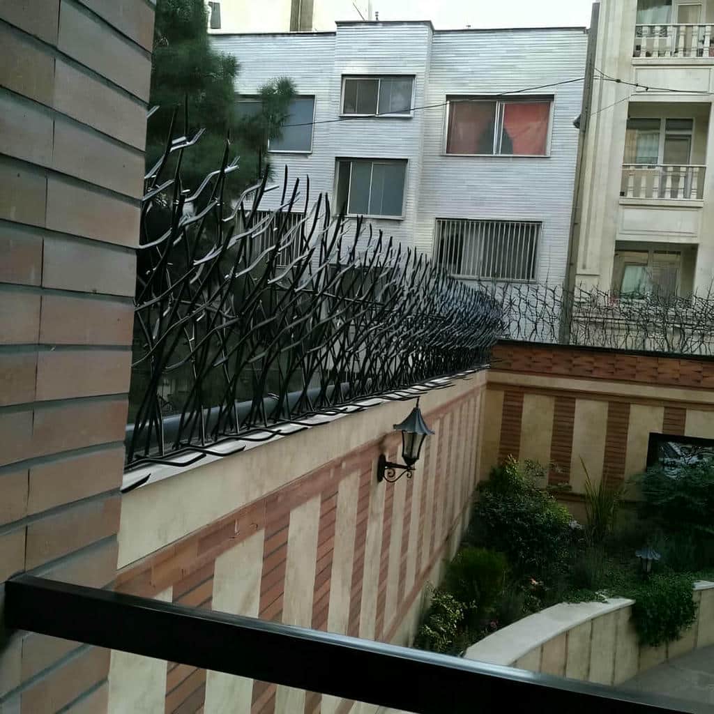 نرده حفاظ شاخه ای ساختمان