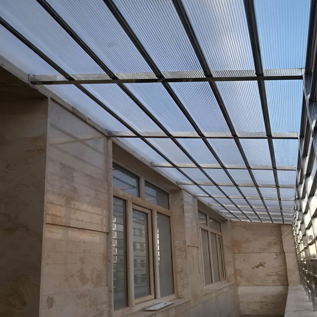 حفاظ تراس با اندازه گیری دقیق دهانه حفاظ تراس با اندازه گیری دقیق دهانه