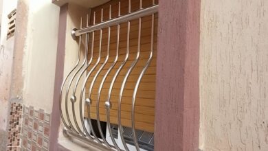 حفاظ پنجره مدرن با ابعاد سفارشی