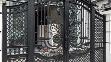 درب ویلا سفارشی با ابعاد متناسب دهانه