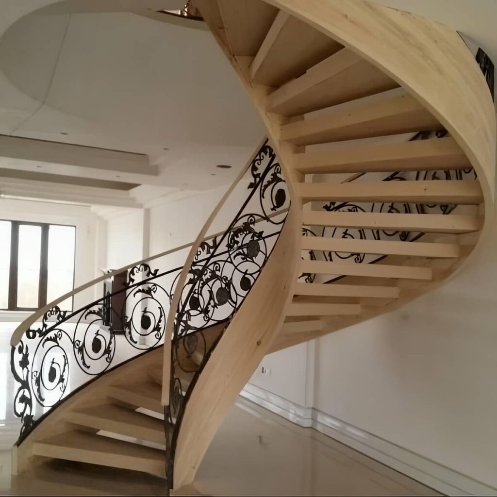 نرده فرفورژه بالکن آماده اجرای اصولی
