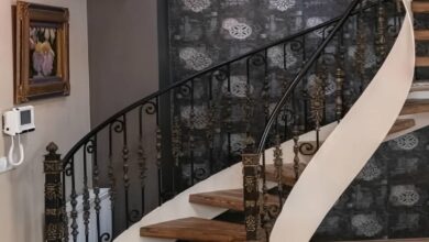 نرده فرفورژه بالکن با مدل ایرانی سفارشی