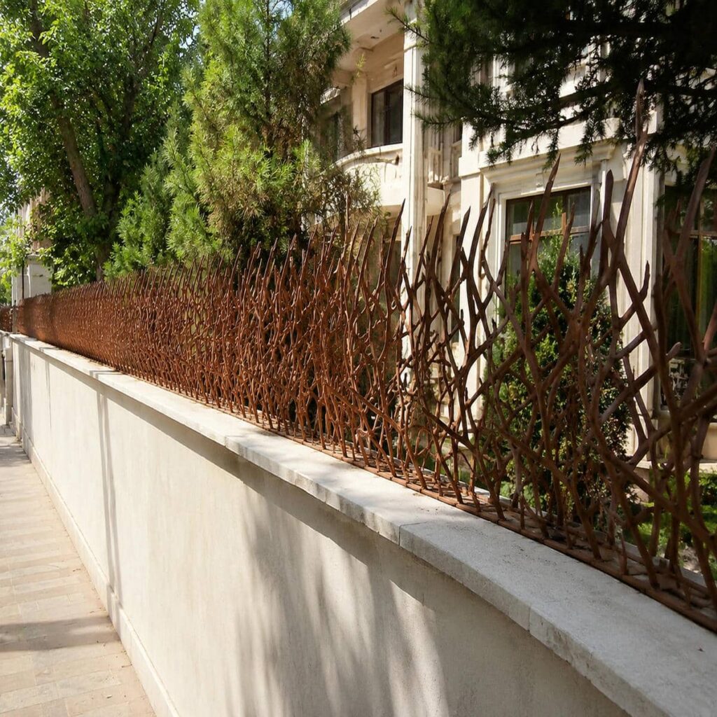 حفاظ فلزی دیوار با ابعاد سفارشی پروژه